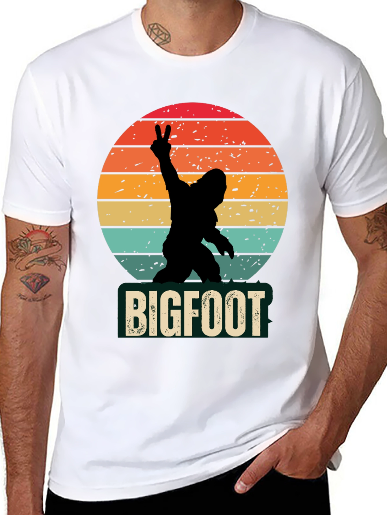 Bigfoot Sunset Graphic Tee