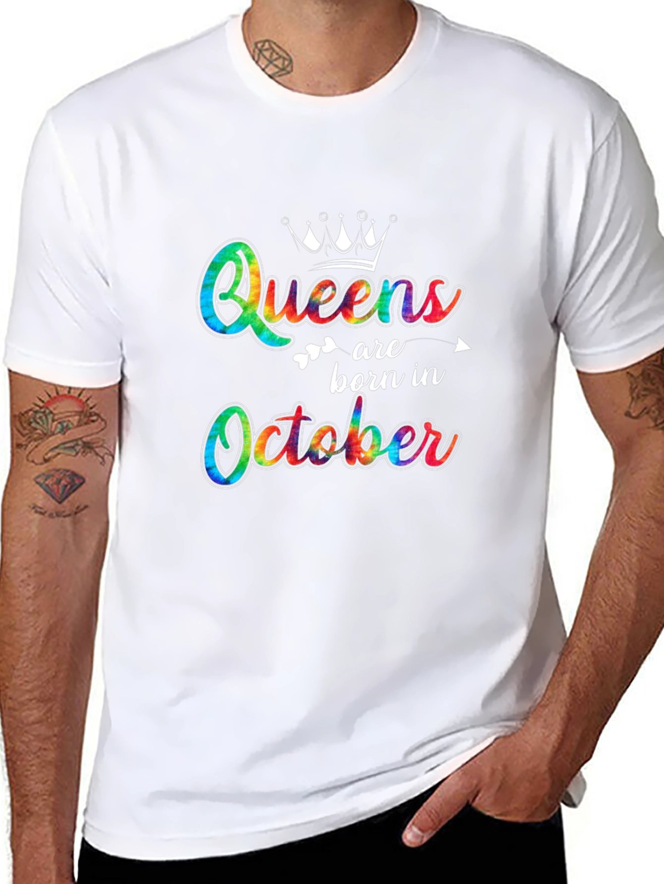 Queens Born In October T-Shirt
