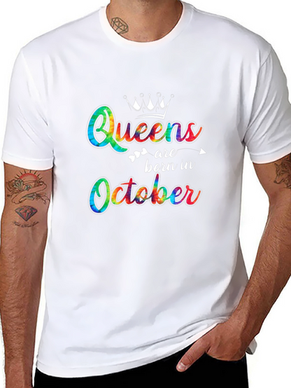 Queens Born In October T-Shirt