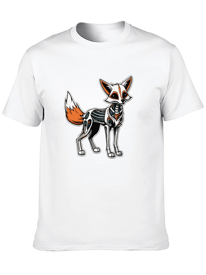 Robotic Fox Graphic Tee - Black