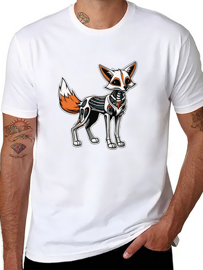 Robotic Fox Graphic Tee - Black
