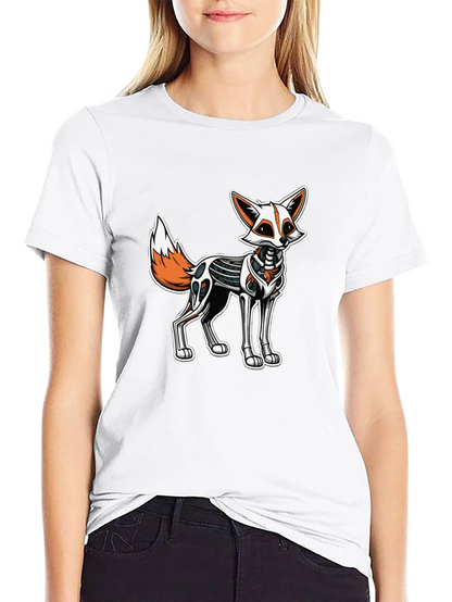 Robotic Fox Graphic Tee - Black