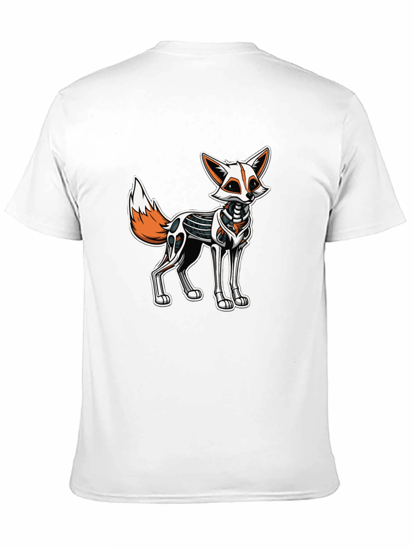 Robotic Fox Graphic Tee - Black