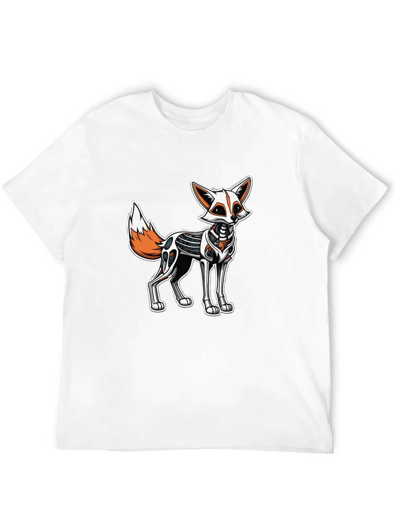 Robotic Fox Graphic Tee - Black