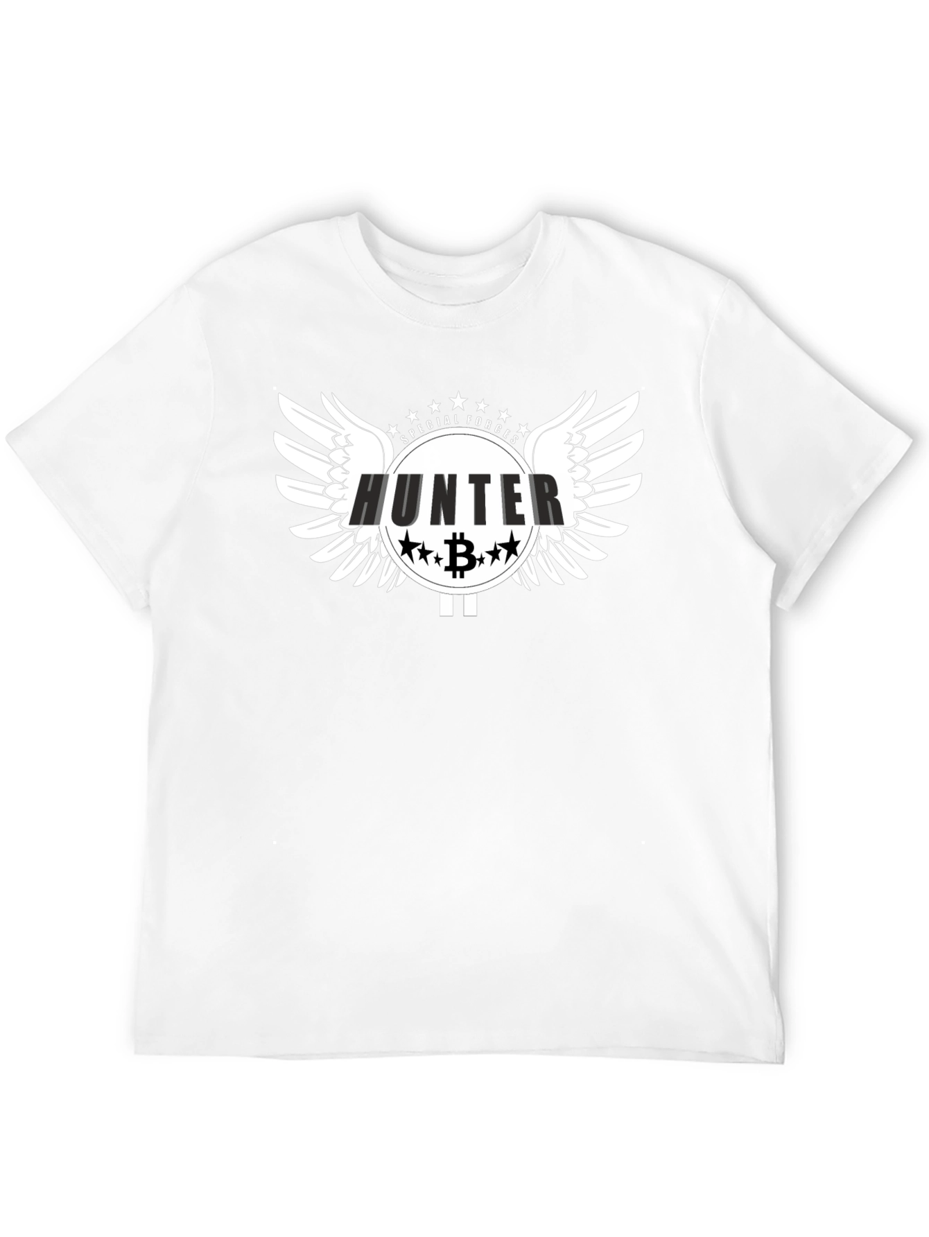 Hunter Special Forces Bitcoin Graphic T-Shirt