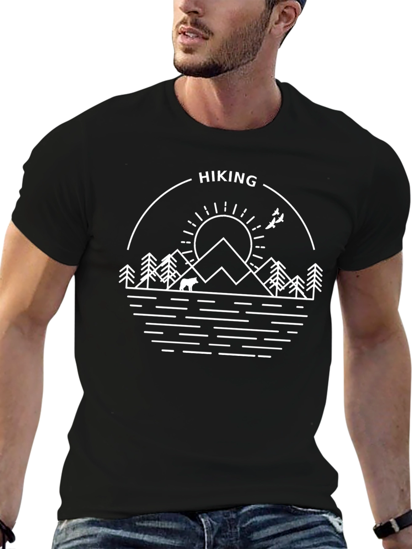 Hiking Graphic Tee - Outdoor Adventure Shirt