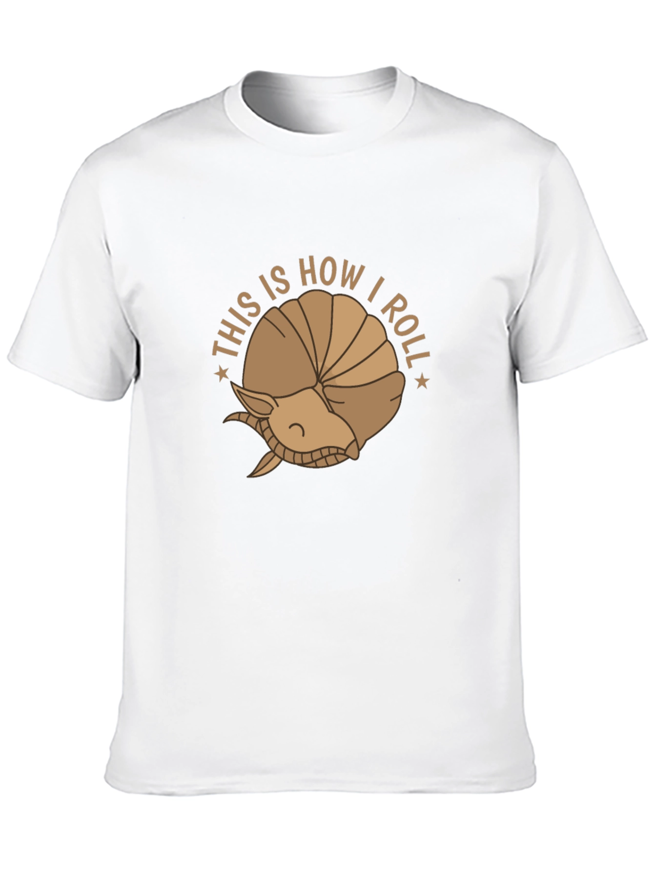 This is How I Roll T-Shirt - Armadillo Design
