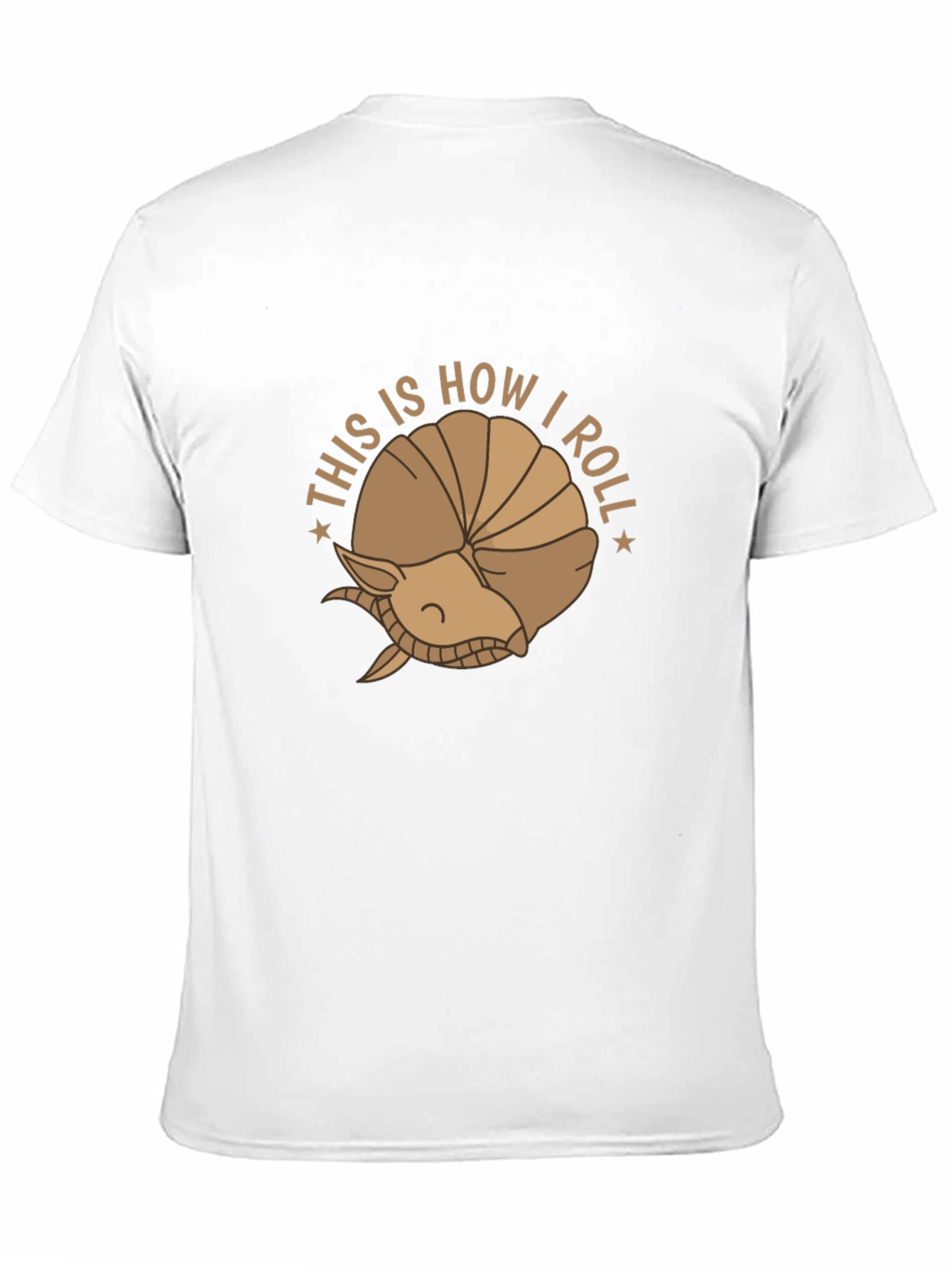 This is How I Roll T-Shirt - Armadillo Design