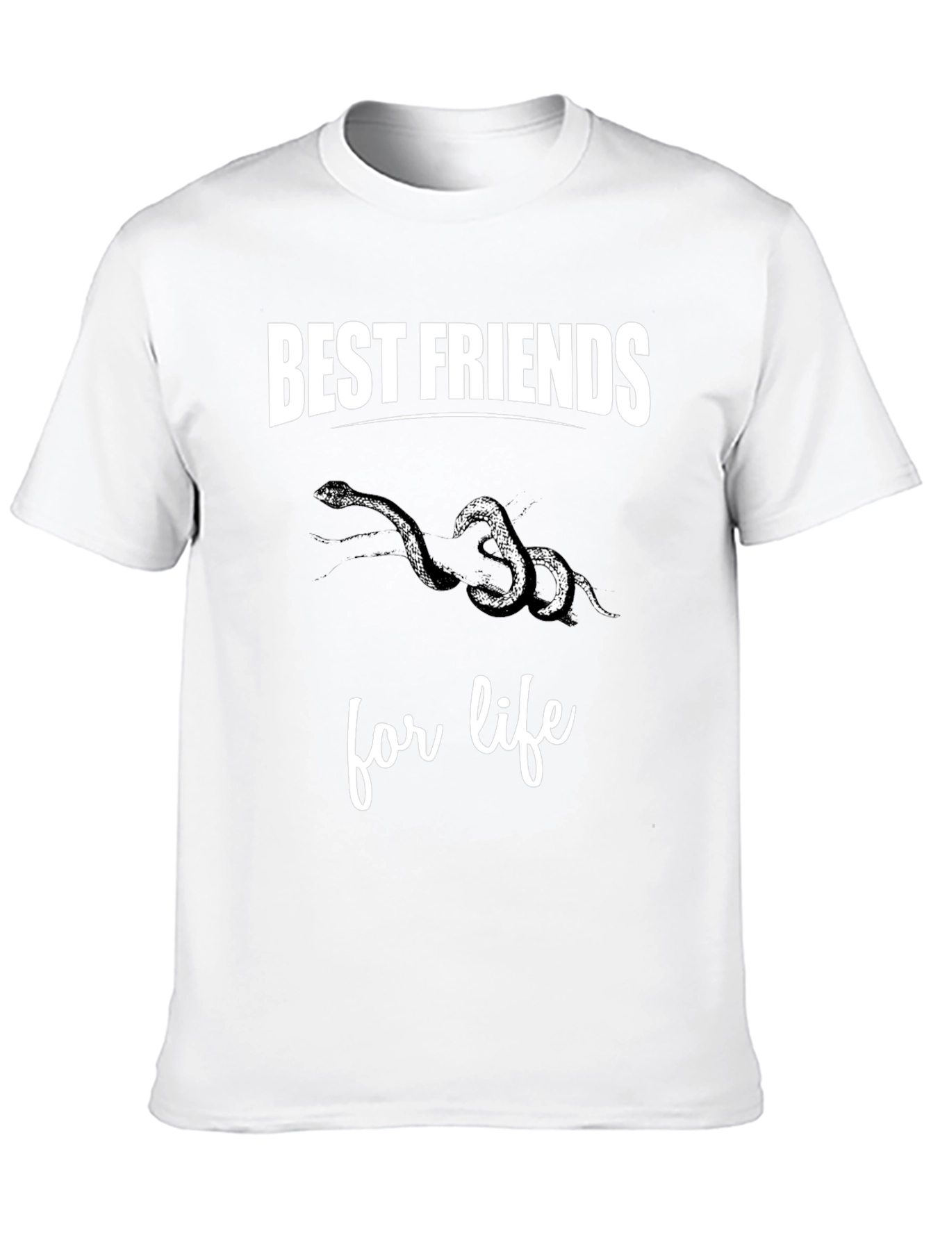 Best Friends Snakes Graphic Tee Shirt