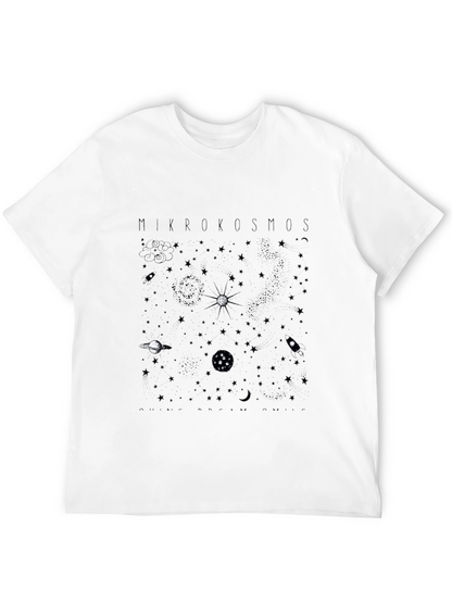 Mikrokosmos Space Print T-Shirt