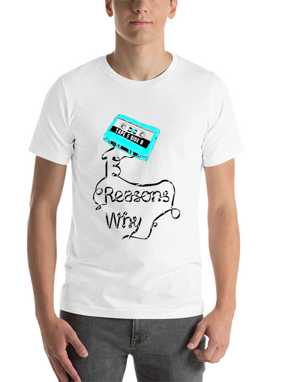 13 Reasons Why Cassette Tape Graphic Tee - Black