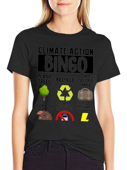 Climate Action Bingo T-Shirt