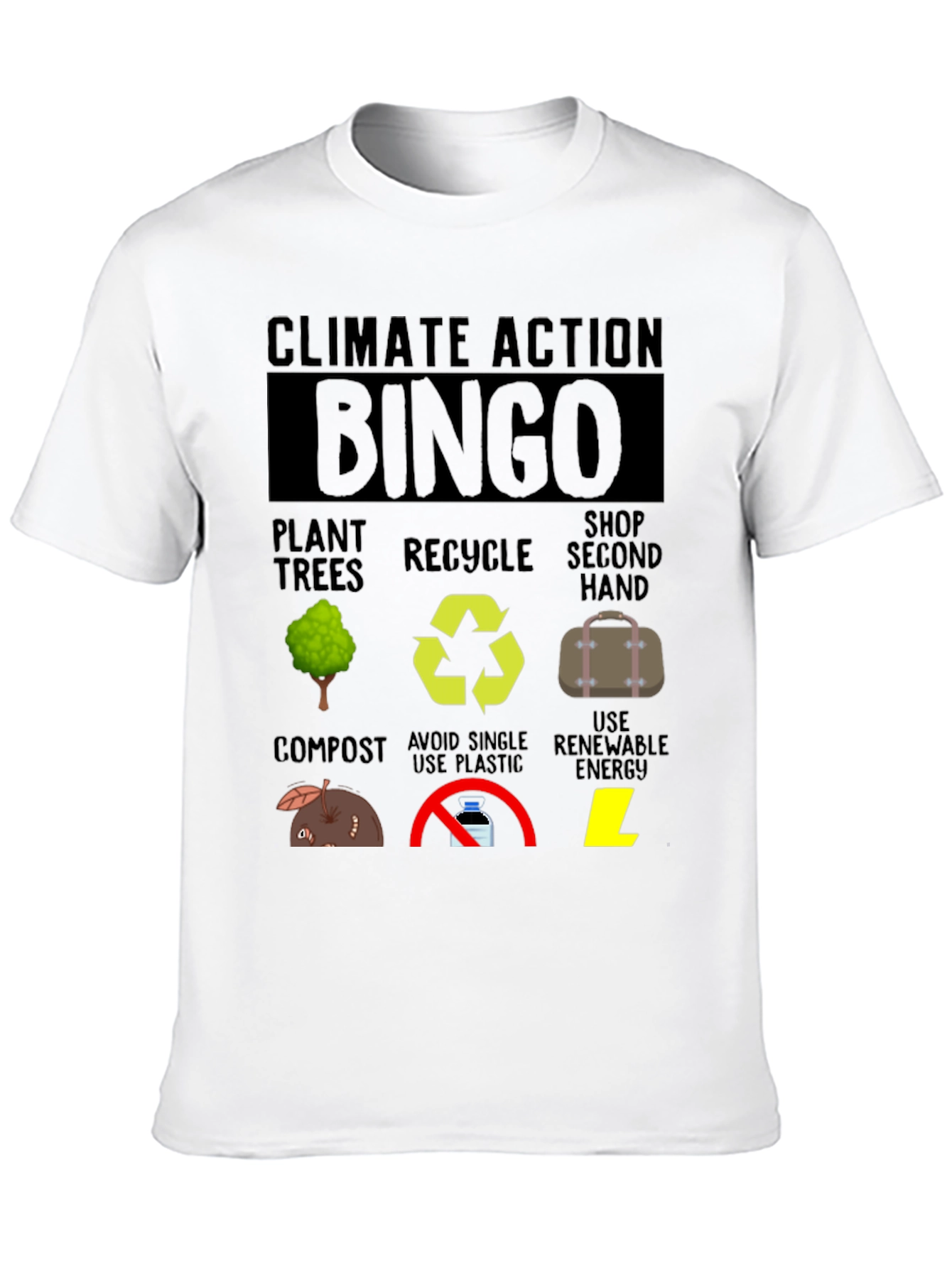 Climate Action Bingo T-Shirt