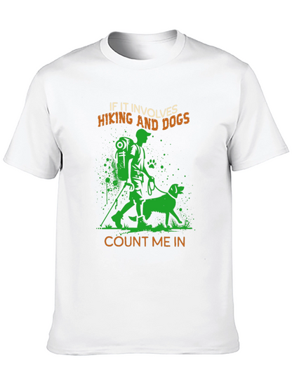 Hiking and Dogs Graphic T-Shirt