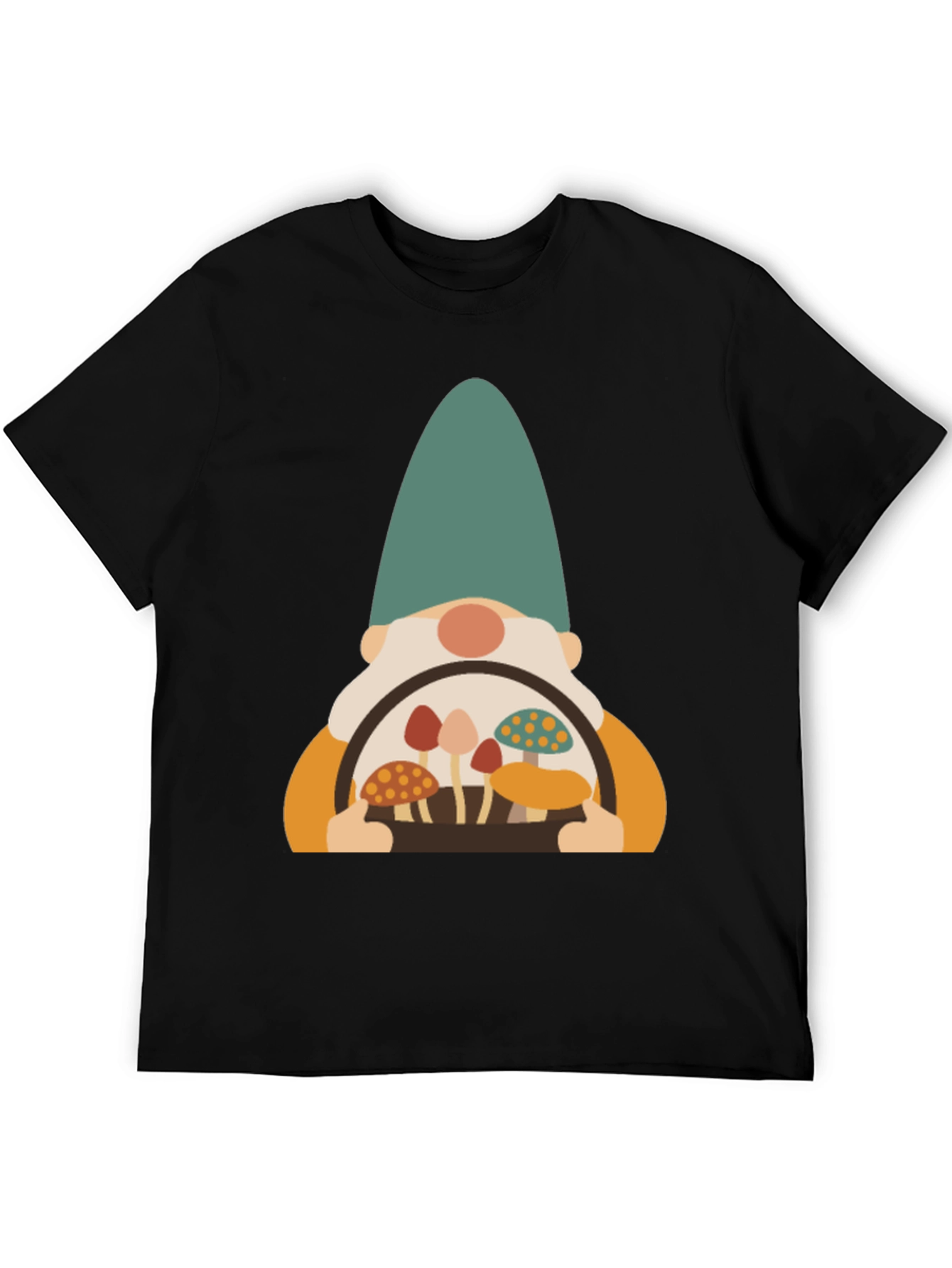 Mushroom Gnome Graphic Tee - Fun & Unique Design
