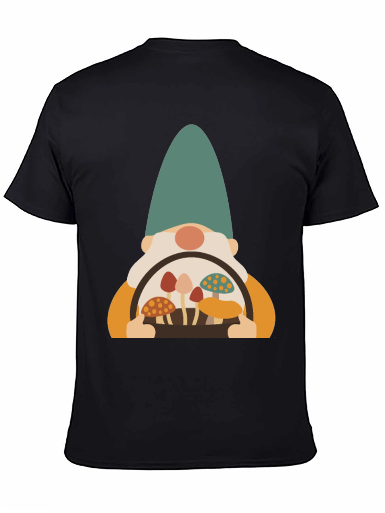 Mushroom Gnome Graphic Tee - Fun & Unique Design