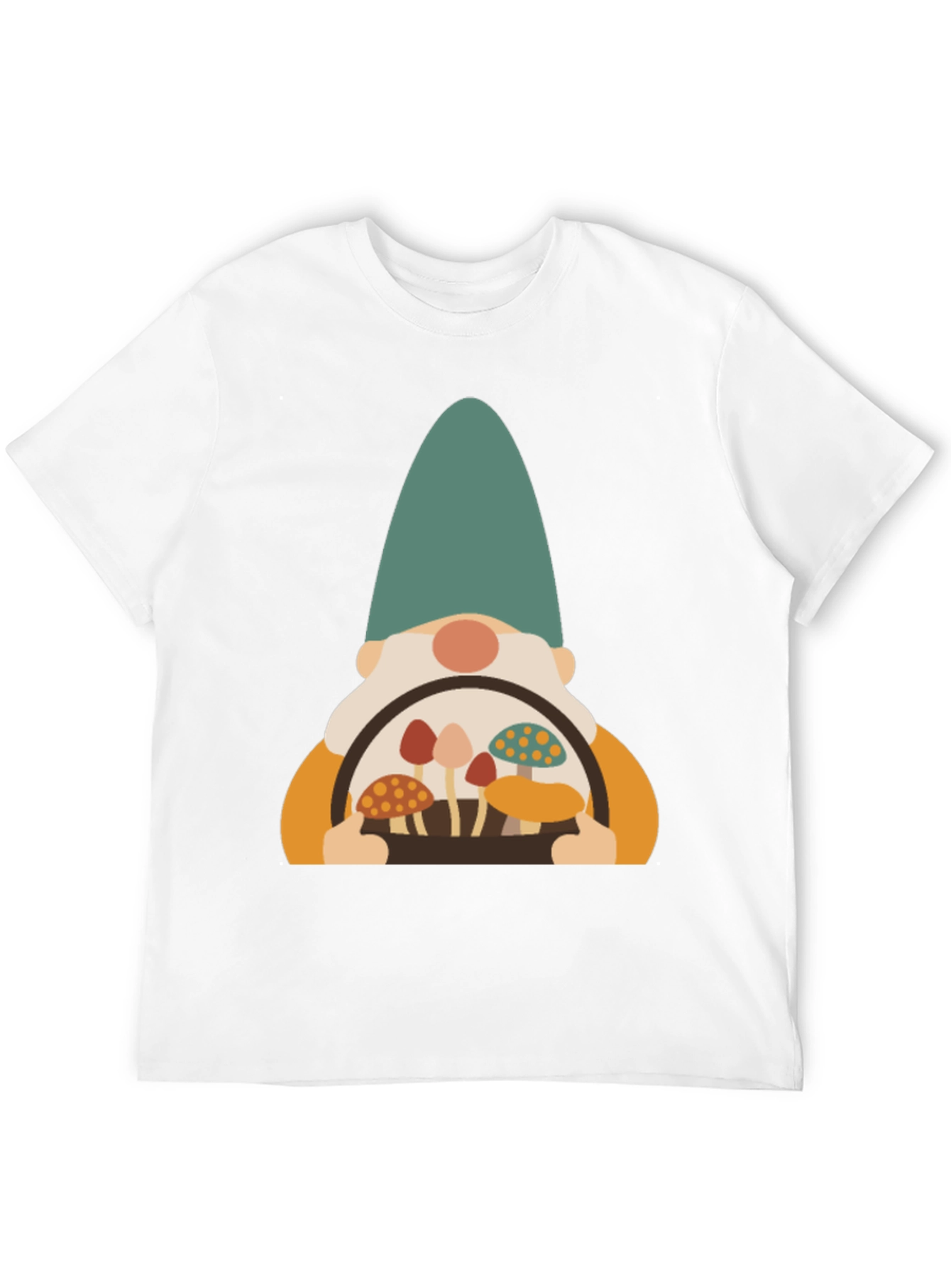 Mushroom Gnome Graphic Tee - Fun & Unique Design