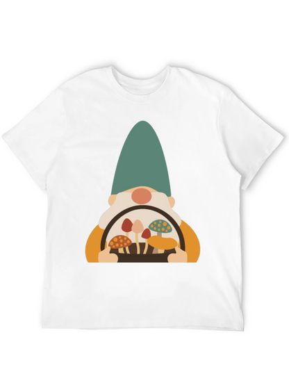 Mushroom Gnome Graphic Tee - Fun & Unique Design