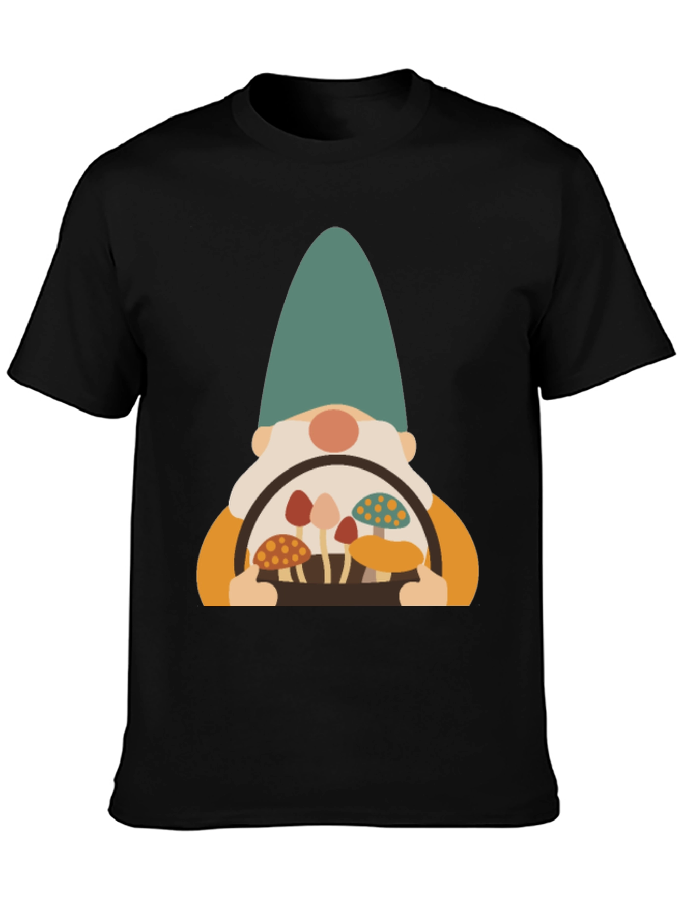 Mushroom Gnome Graphic Tee - Fun & Unique Design
