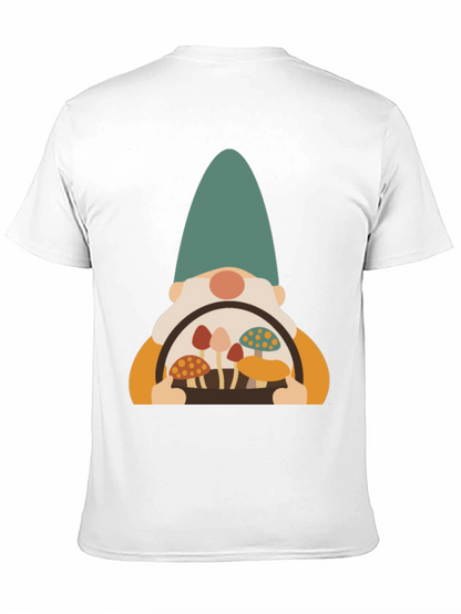Mushroom Gnome Graphic Tee - Fun & Unique Design