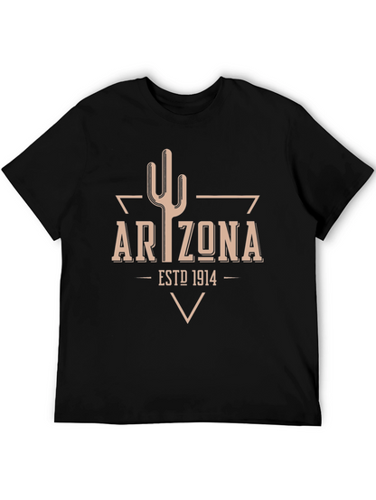 Arizona Est. 1914 Black Graphic T-Shirt