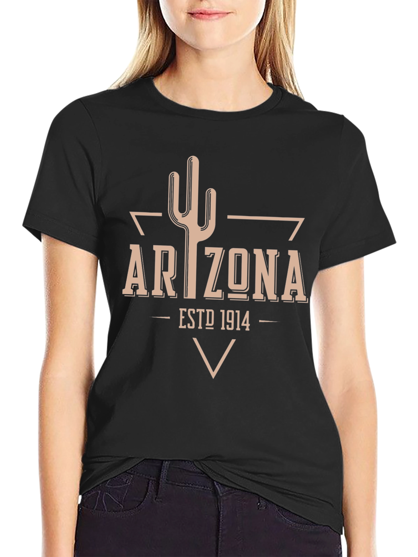 Arizona Est. 1914 Black Graphic T-Shirt