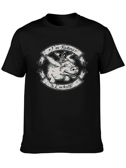 Im Feeling Lucky T-Shirt - Unique Graphic Tee
