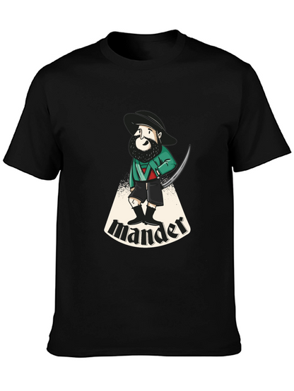 Cartoon Mander Graphic T-Shirt