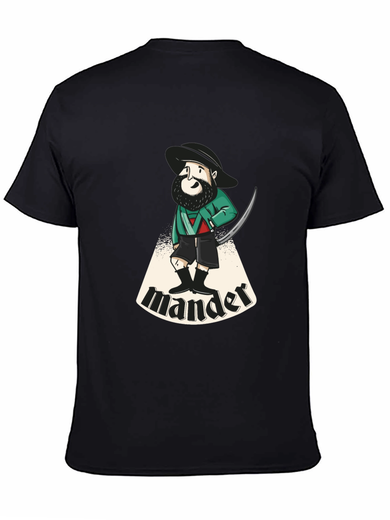 Cartoon Mander Graphic T-Shirt