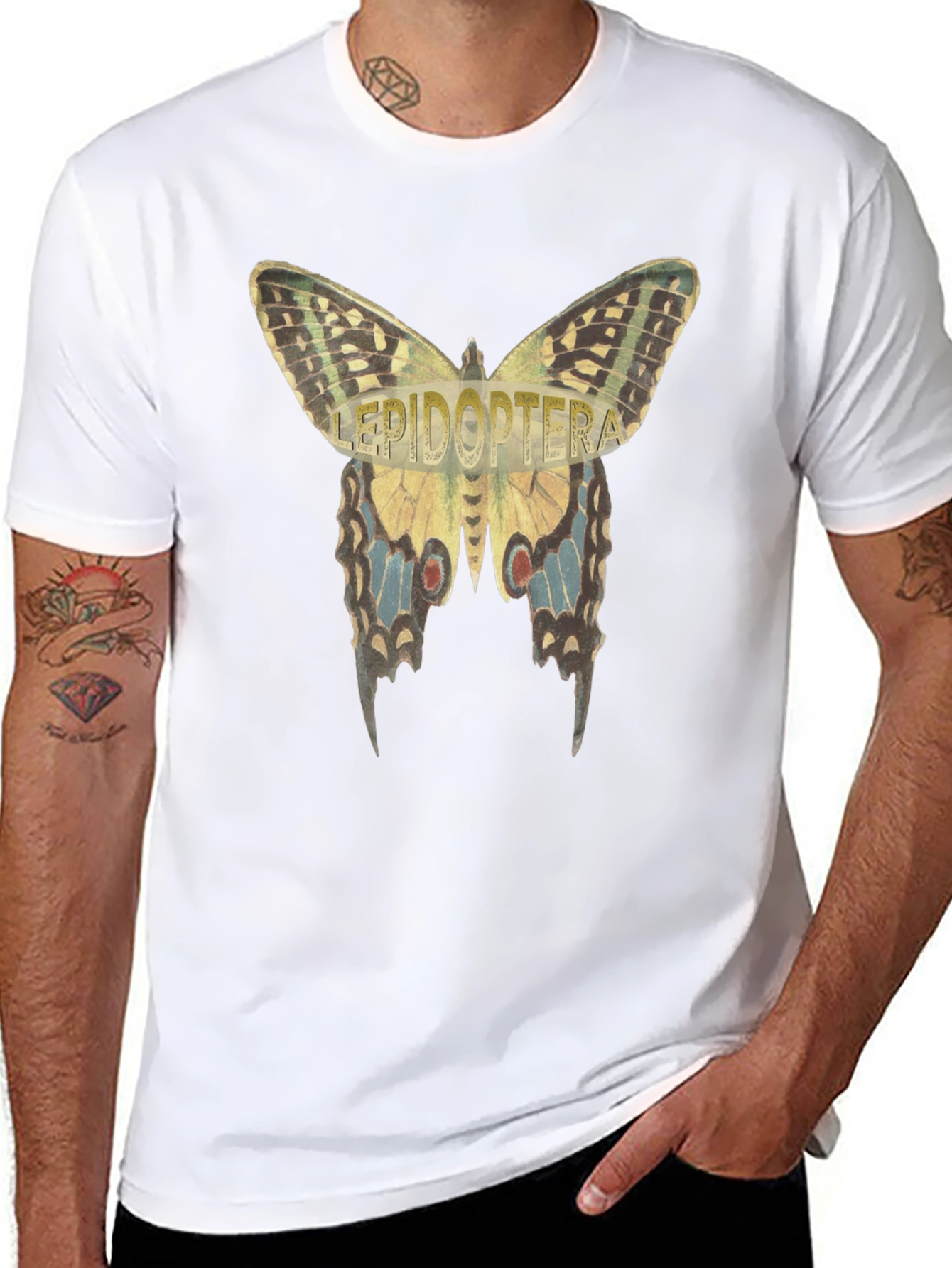 Lepidoptera Butterfly Graphic T-Shirt
