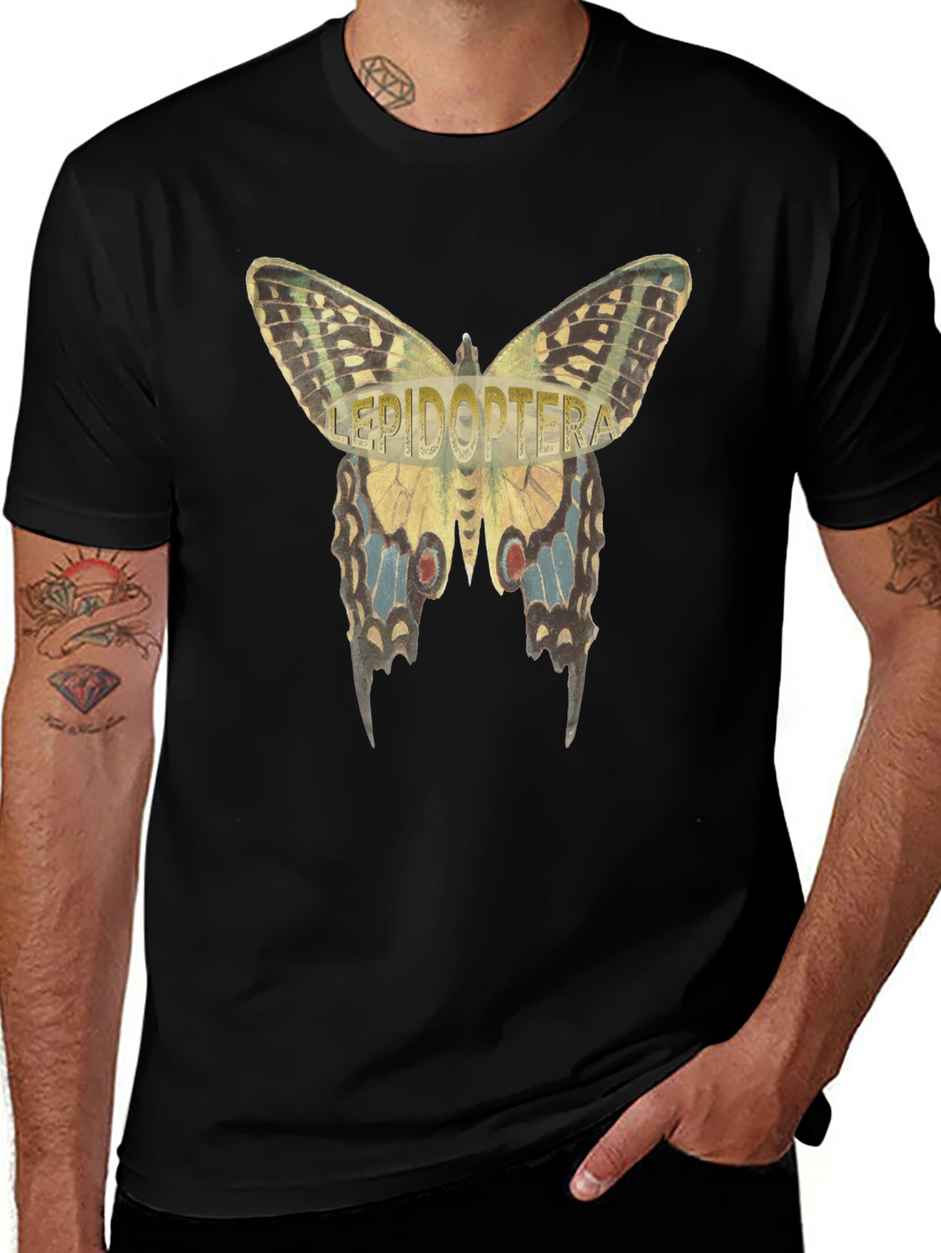Lepidoptera Butterfly Graphic T-Shirt