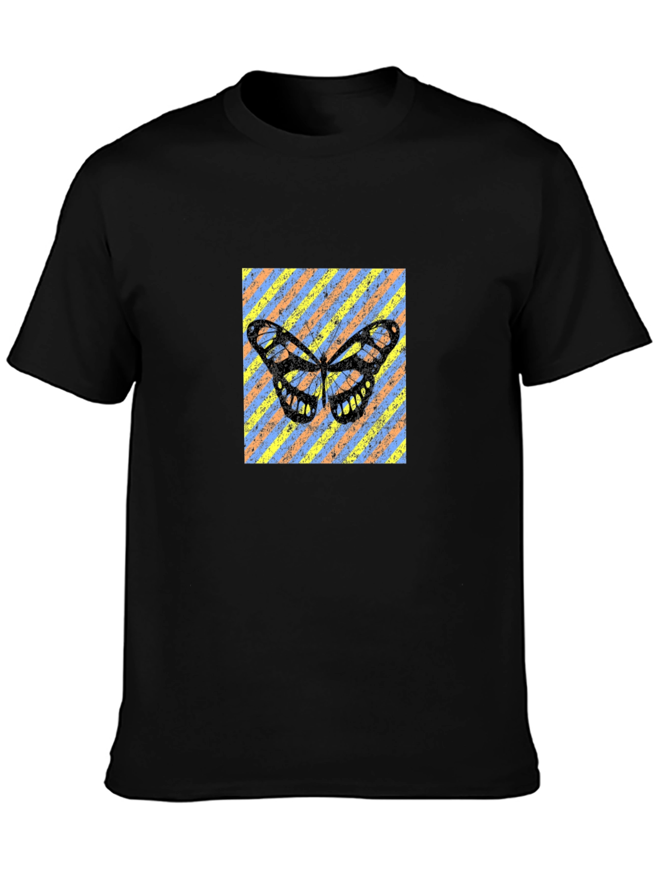 Butterfly Graphic Black Tee