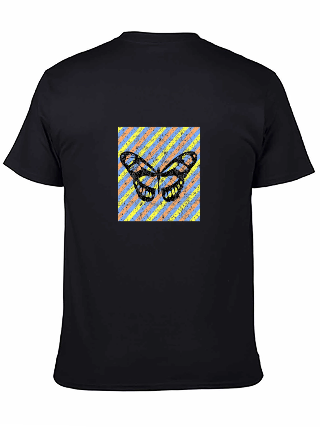 Butterfly Graphic Black Tee