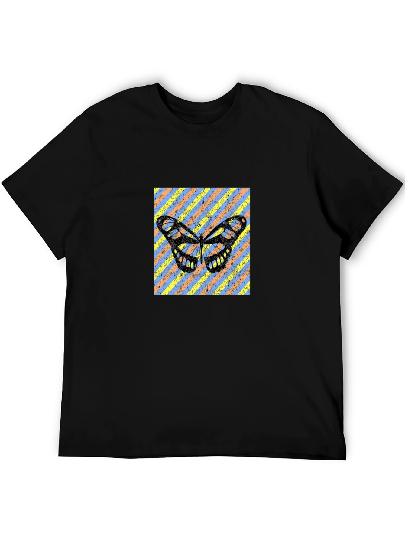Butterfly Graphic Black Tee