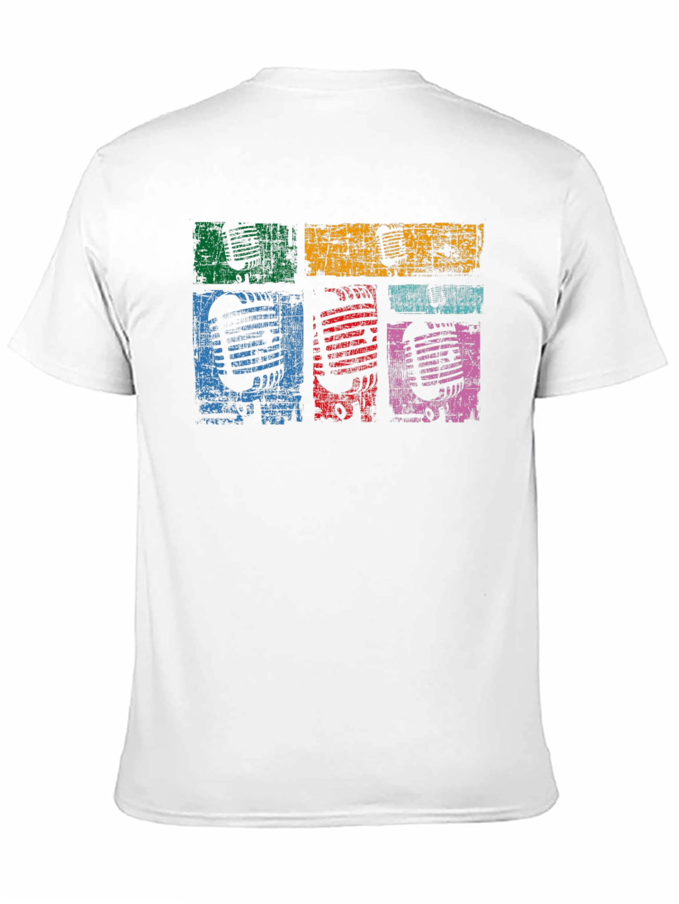 Retro Microphone Graphic T-Shirt