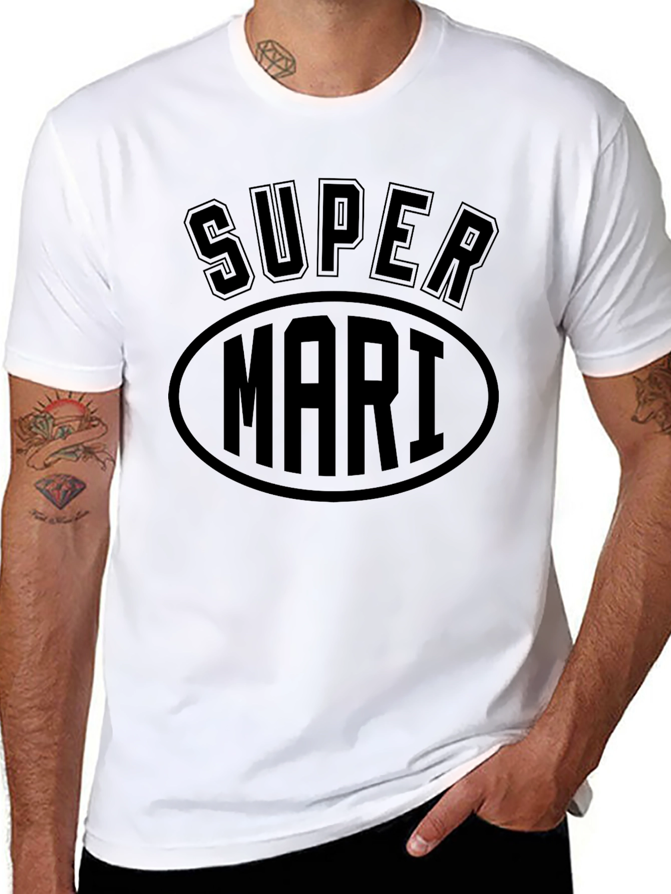 Super Mari Graphic Tee - Black