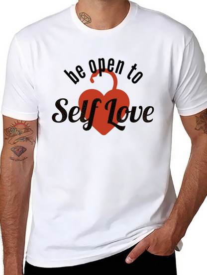 Self-Love Unlock Your Heart T-Shirt - Black