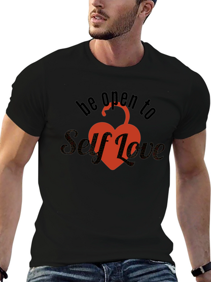 Self-Love Unlock Your Heart T-Shirt - Black