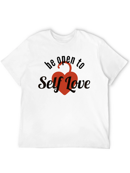 Self-Love Unlock Your Heart T-Shirt - Black