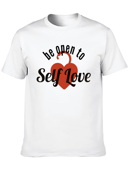 Self-Love Unlock Your Heart T-Shirt - Black