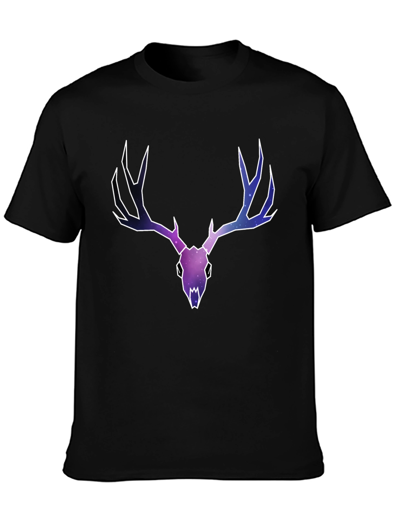 Cosmic Deer Skull Graphic Tee