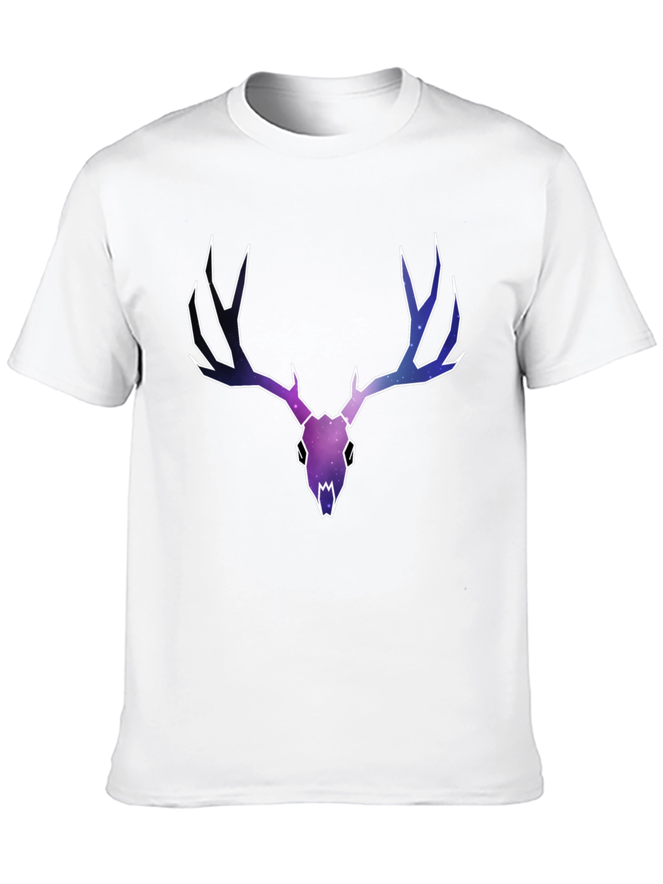 Cosmic Deer Skull Graphic Tee