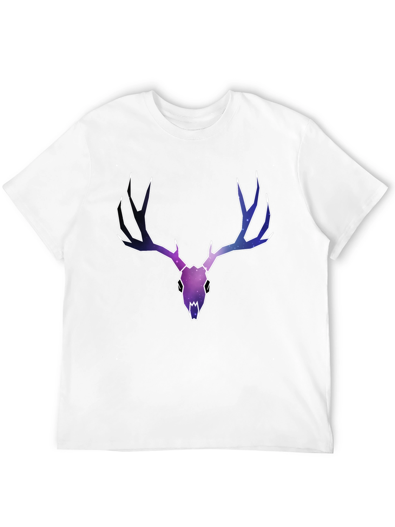 Cosmic Deer Skull Graphic Tee
