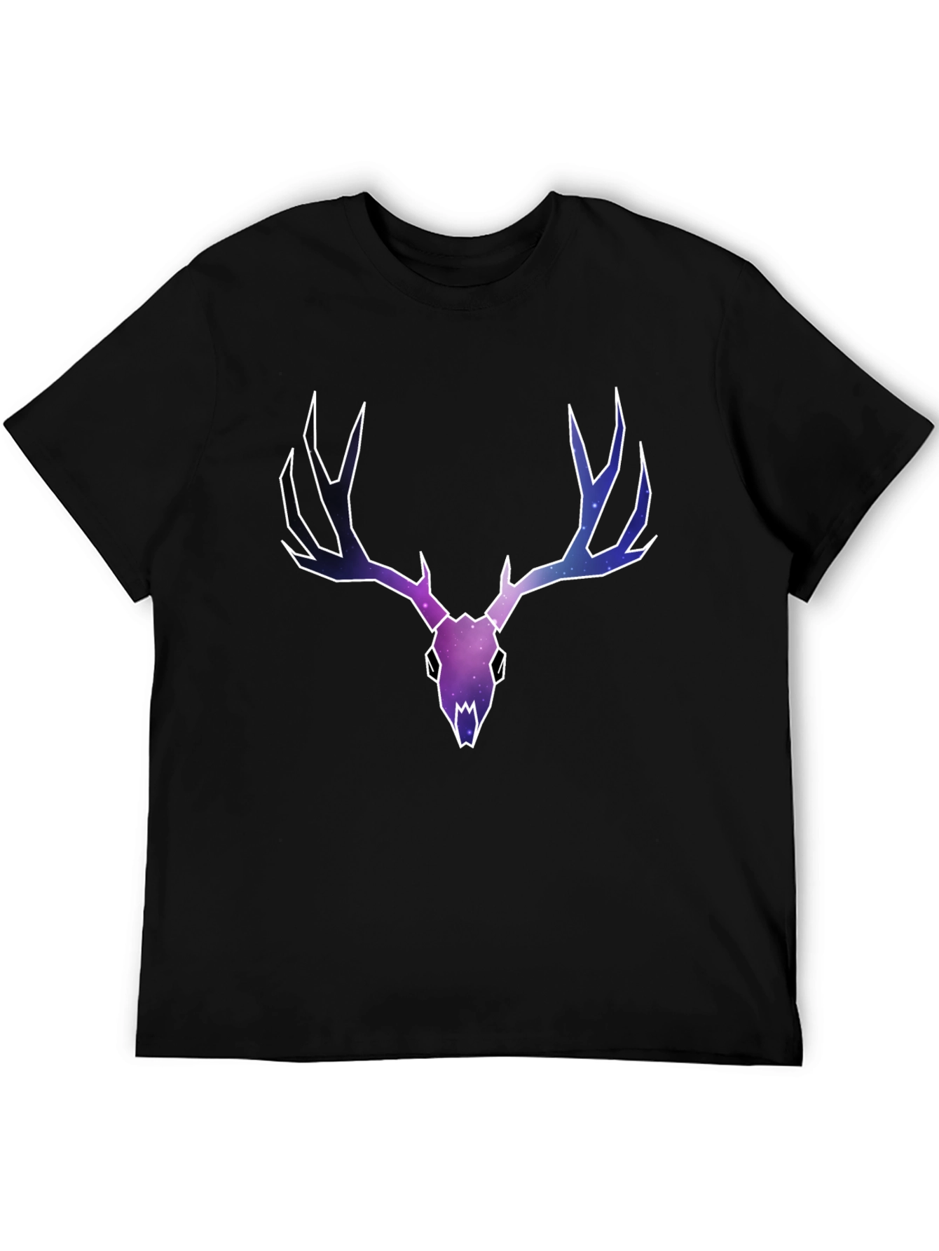 Cosmic Deer Skull Graphic Tee