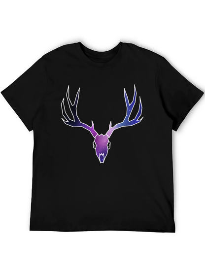 Cosmic Deer Skull Graphic Tee
