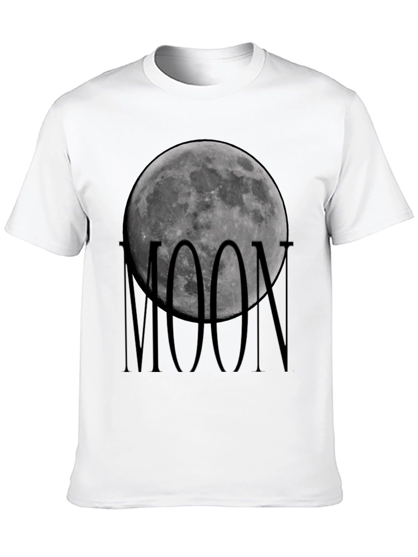 Moon Graphic Black T-Shirt - Celestial Style