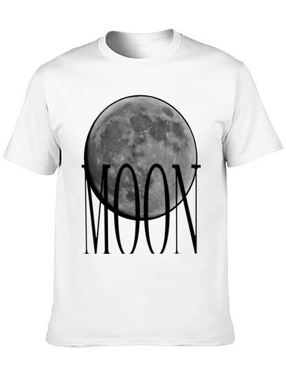 Moon Graphic Black T-Shirt - Celestial Style