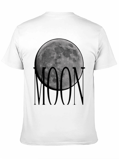 Moon Graphic Black T-Shirt - Celestial Style