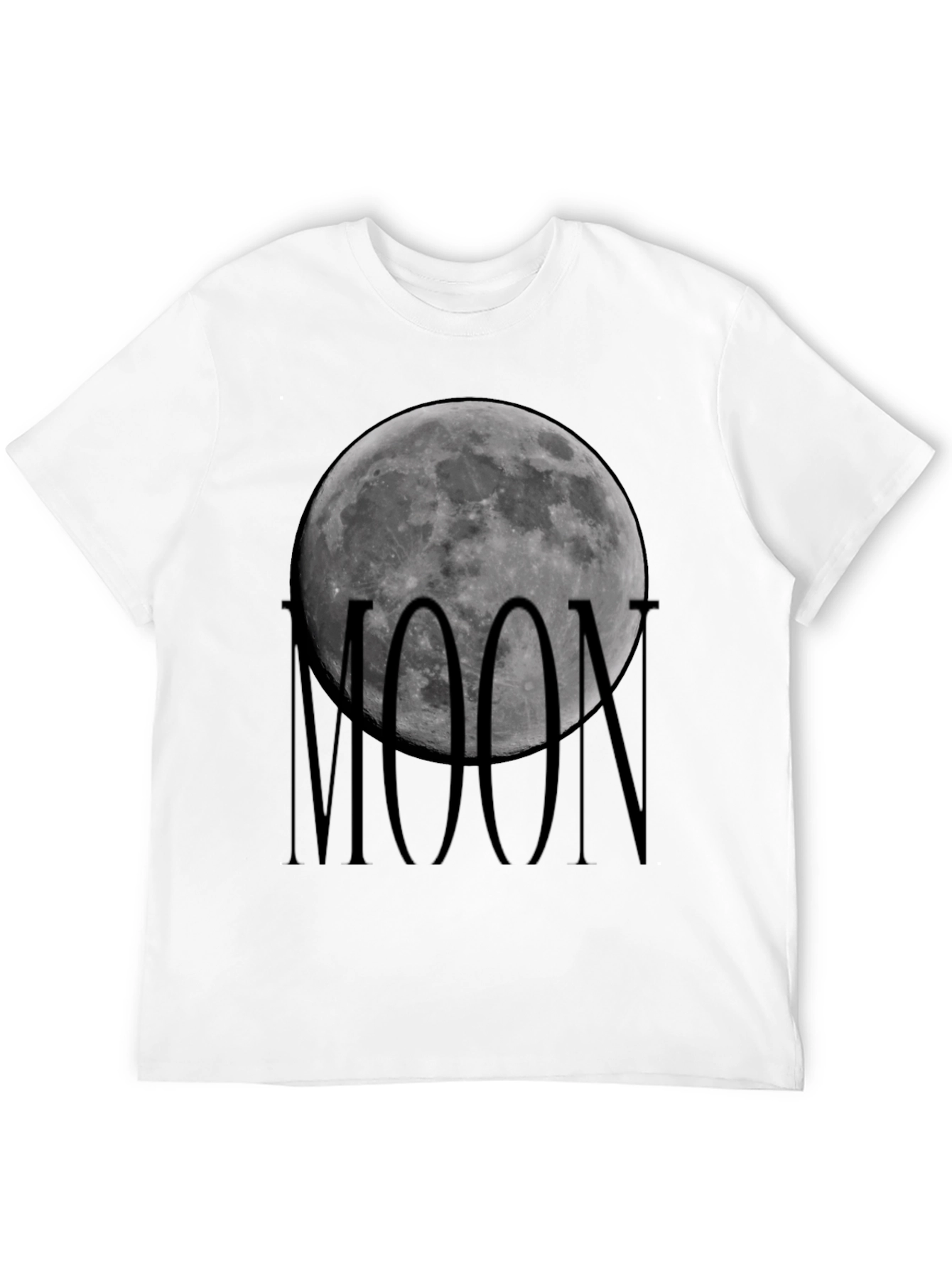 Moon Graphic Black T-Shirt - Celestial Style