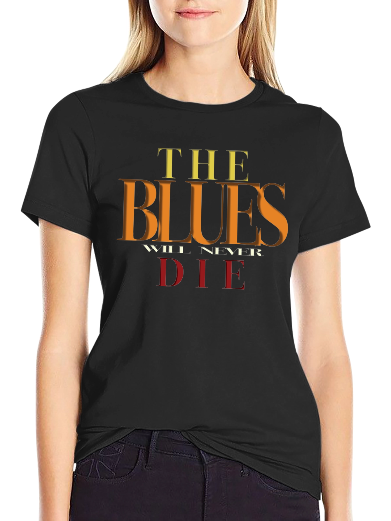The Blues Will Never Die Graphic Tee